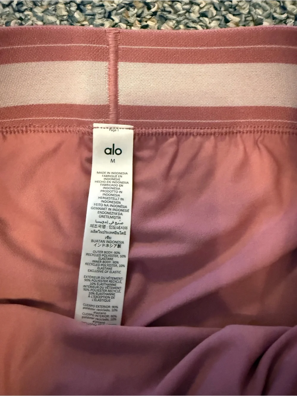 NWT ALO YOGA Match Point Skirt Pink Wild Rose